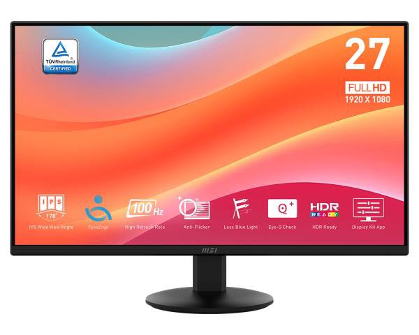 LCD MonitorMSIPRO MP272L27"BusinessMattePanel IPS1920x108016