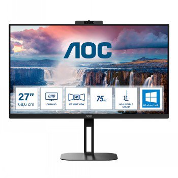 AOC Q27V5CW 27" QHD IPS HAS WEBCAM DP/HDMI/USB-C PD 65W
