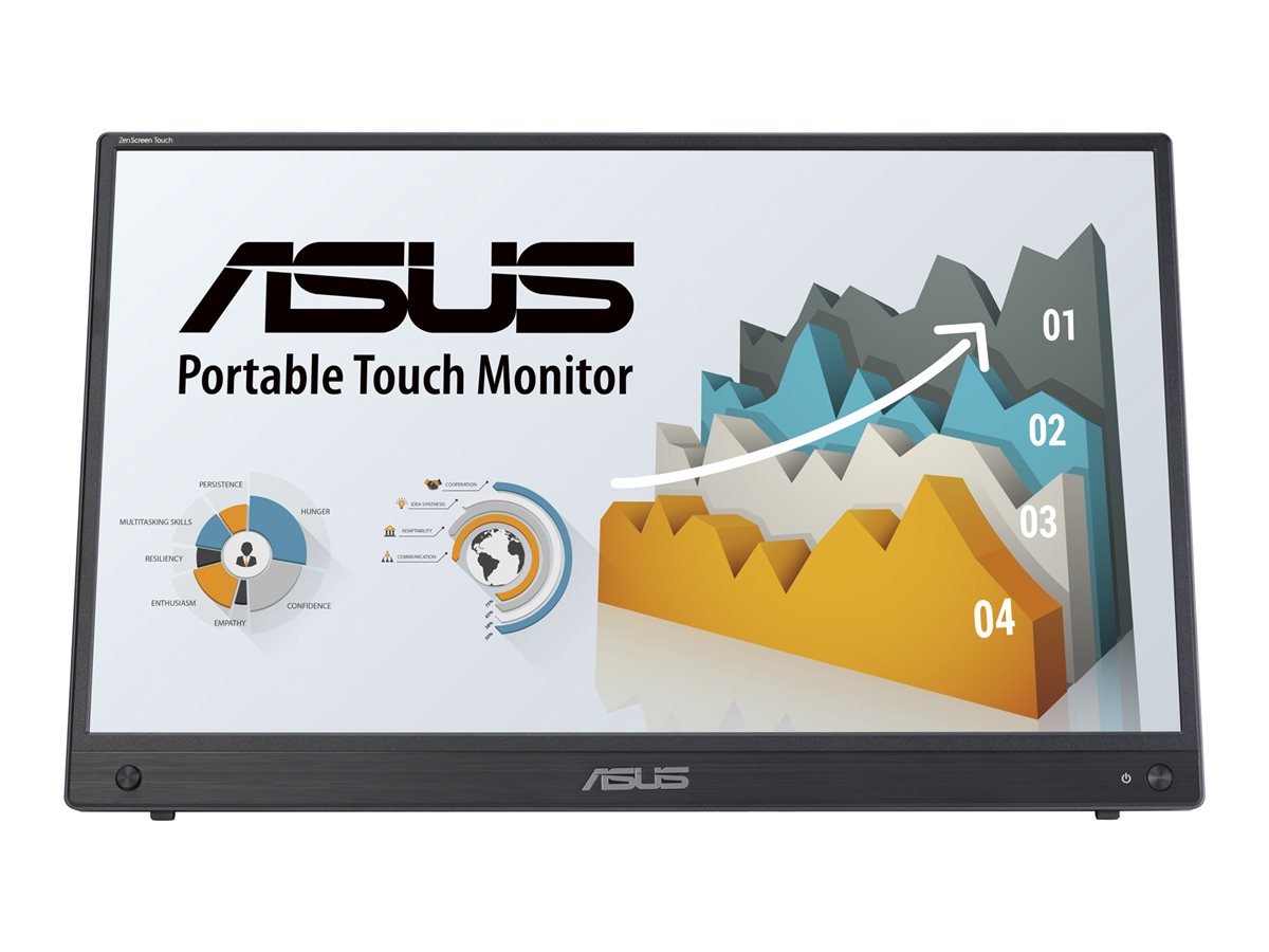 Monitorius ASUS ZenScreen Touch MB16AMTR portable monitor 15.6" IPS FHD WLED 16:9 60Hz 250cd/m2