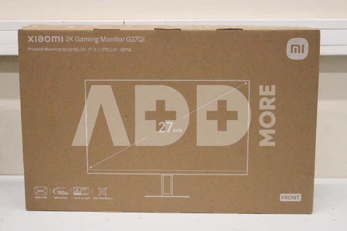 SALE OUT. Xiaomi 2K Gaming Monitor G27Qi EU | Xiaomi | 2K Gaming Monitor | G27Qi EU | 27 " | IPS | QHD | 16:9 | 180 Hz | 1 ms | 2560 x 1440 pixels | 300 cd/m² | HDMI ports quantity 2 | Black | Warranty 24 month(s) | DEMO