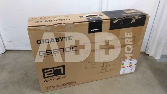 SALE OUT. Gigabyte Gaming Monitor GS27QC EU 27" VA, 1 ms, 250 cd/m², 170 Hz, HDMI ports quantity - 2, Black | Gigabyte Gaming Monitor | GS27QC EU | 27 " | VA | 170 Hz | 1 ms | 250 cd/m² | HDMI ports quantity 2 | Warranty 3 month(s) | USED, REFURBISHED, DAMAGED PACKAGING
