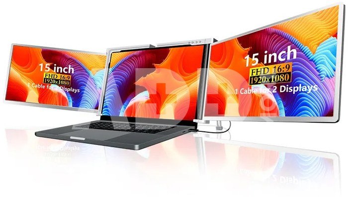 Extralink Portable Laptop Monitors Smart Life S300 15 IPS, 2 monitors, 1080p Full HD
