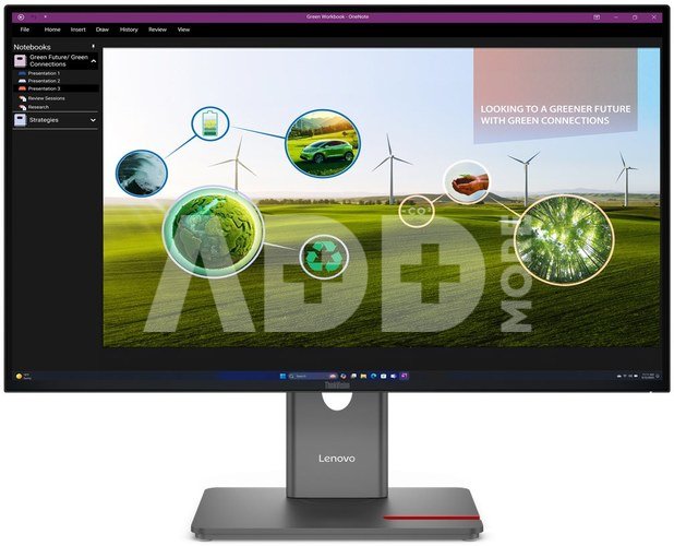 Lenovo ThinkVision P27Q-40 27 2560x1440/16:9/350 nits/DP/HDMI/3Y Warranty | Lenovo
