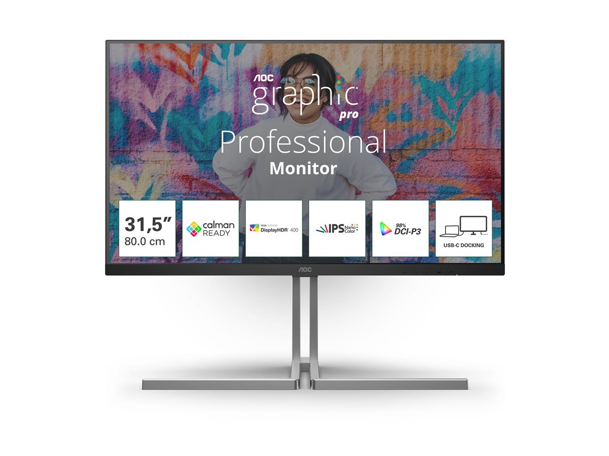 AOC U32U3CV 31.5inch Nano IPS WLED UHD