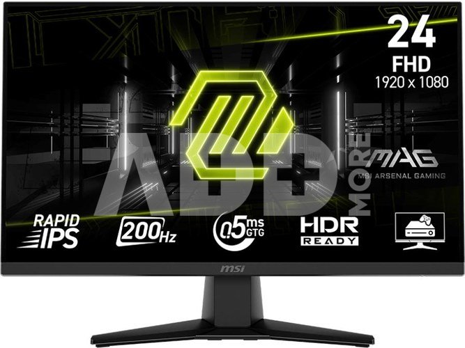 LCD Monitor|MSI|MAG 242F|23.8"|Gaming|Matte|Panel IPS|1920x1080|16:9|200Hz|0.5 ms|Colour Black|MAG242F