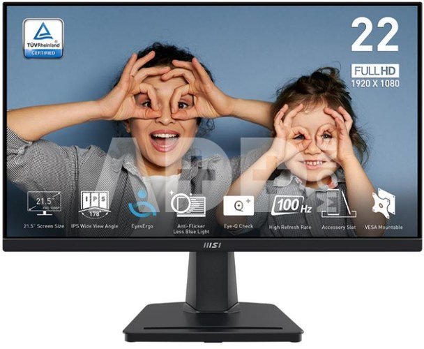LCD Monitor|MSI|PRO MP225|21.5"|Business|Matte|Panel IPS|1920x1080|16:9|100Hz|4 ms|Colour Black|PROMP225