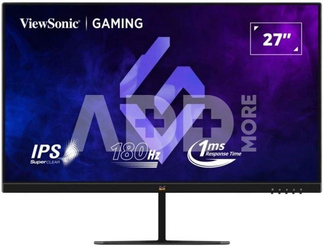 LCD Monitor|VIEWSONIC|VX2779-HD-PRO|27"|Gaming|Panel IPS|1920x1080|16:9|180Hz|Matte|1 ms|Tilt|Colour Black|VX2779-HD-PRO