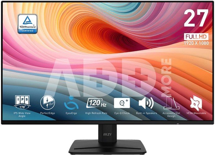 LCD Monitor|MSI|PRO MP271A E2|27"|Business|Panel IPS|1920x1080|16:9|120 Hz|Speakers|PROMP271AE2