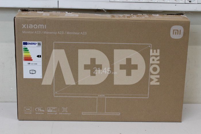 SALE OUT. Xiaomi Monitor A22i 22" 1920x1080/21:9/250 nits/HDMI/Black/ | Xiaomi Monitor | A22i | 22 " | VA | 16:9 | 75 Hz | 1 ms | 1920 x 1080 pixels | HDMI ports quantity 1 | Black | Warranty 3 month(s) | USED, MISSING POWER ADAPTER