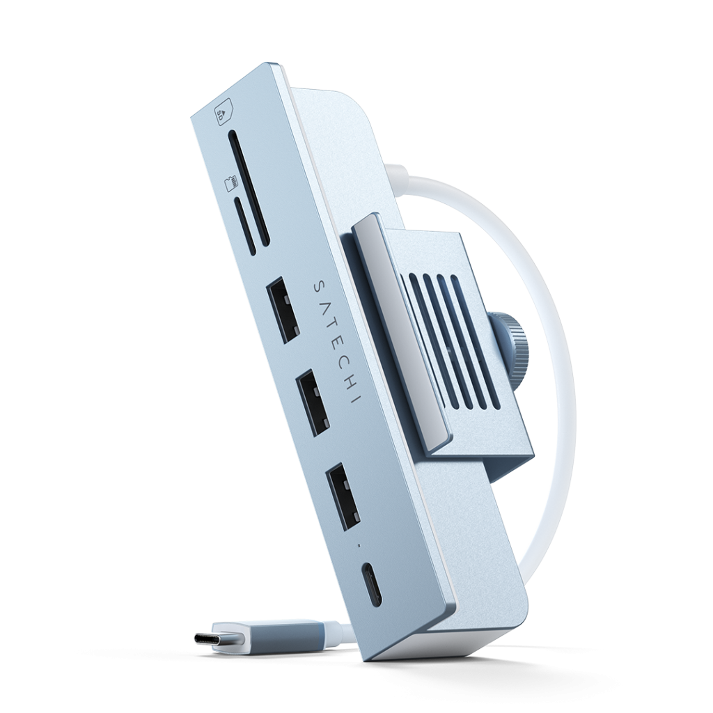 Satechi USB-C Clamp Hub for the 24" iMac (2021) - Blå