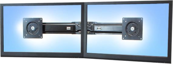 Ergotron VESA adapter on 2 monitors 17" - 24" (97-783)