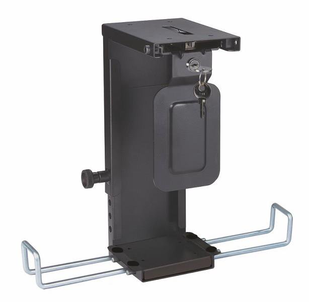 Neomounts CPU-D075BLACK/LK CPU holder | Adjustable Height | Maximum weight (capacity) 10 kg | Black