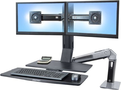 Ergotron Desktop holder for 2 monitors up to 24" WorkFit-A II (24-316-026)
