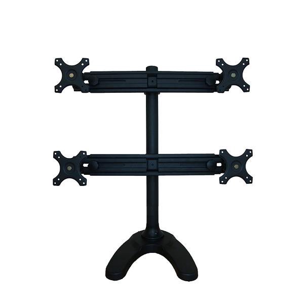 Neomounts by Newstar FPMA-D700DD4 monitoriaus laikiklis arba stovas 76,2 cm (30") Juoda