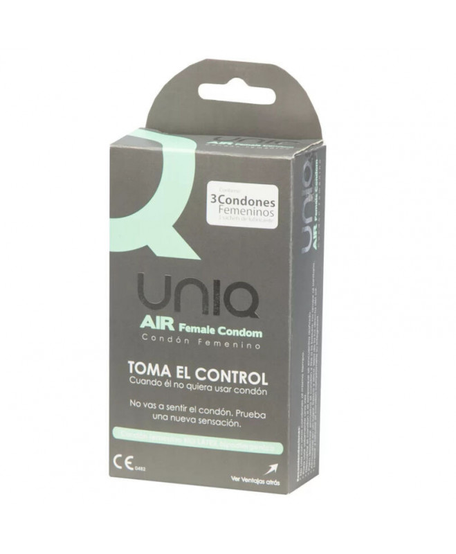 UNIQ AIR LATEX FREE FEMALE CONDOM 3 UNITS