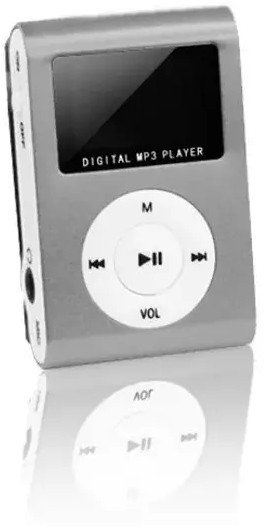 MP3 grotuvas Setty mp3-player Metal Clip, grey