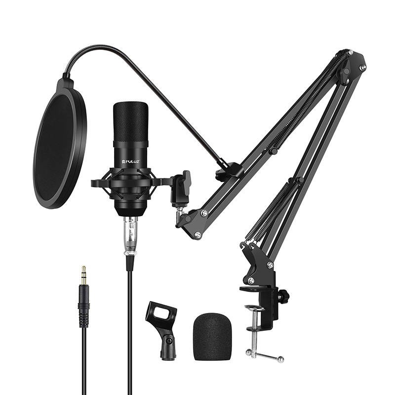 Kondensatorinis mikrofonas Puluz PU612B Studio Broadcast