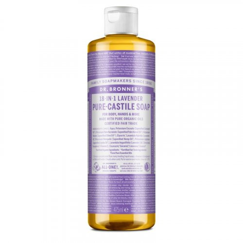 Dr. Bronner's Lavender Pure-Castile Liquid Soap Ekologiškas skystas muilas, 475ml