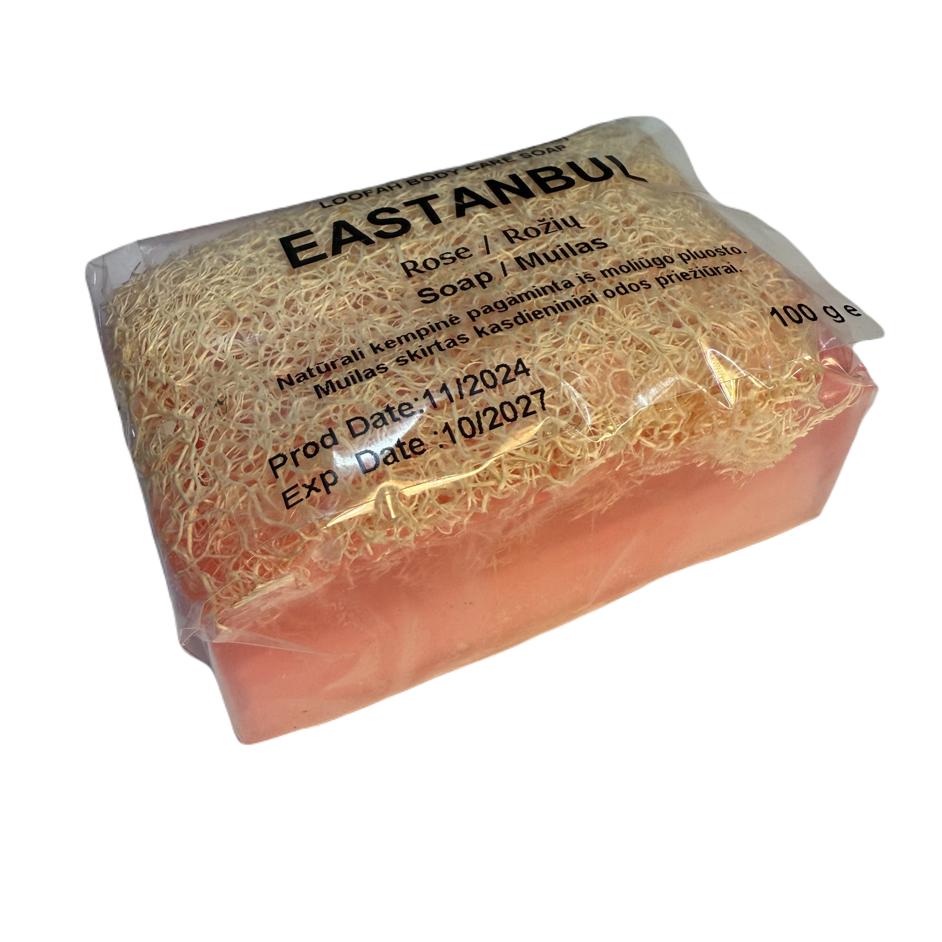Rankų darbo muilas EASTANBUL rožių kvapo, 100 g
