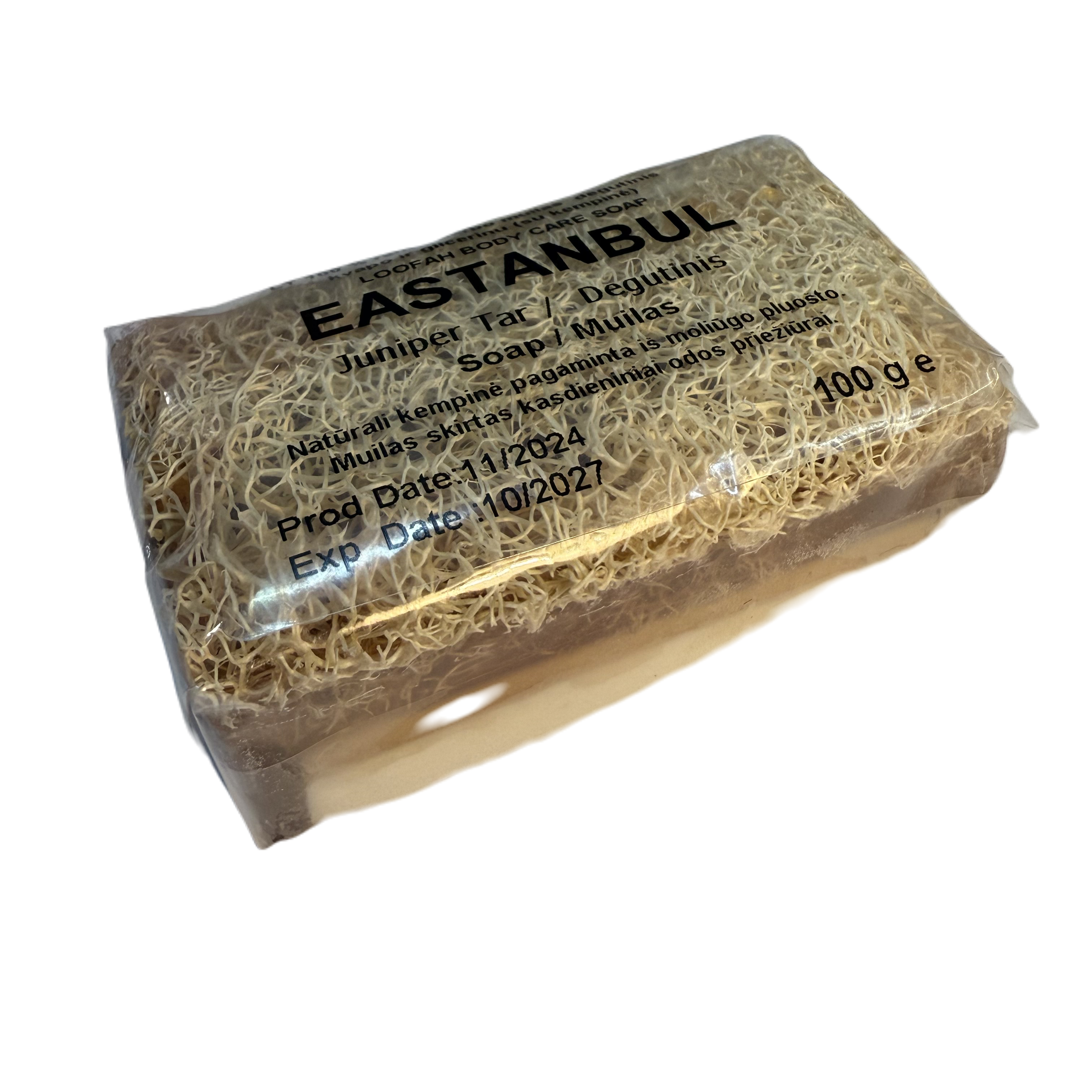 Rankų darbo muilas EASTANBUL deguto kvapo, 100 g