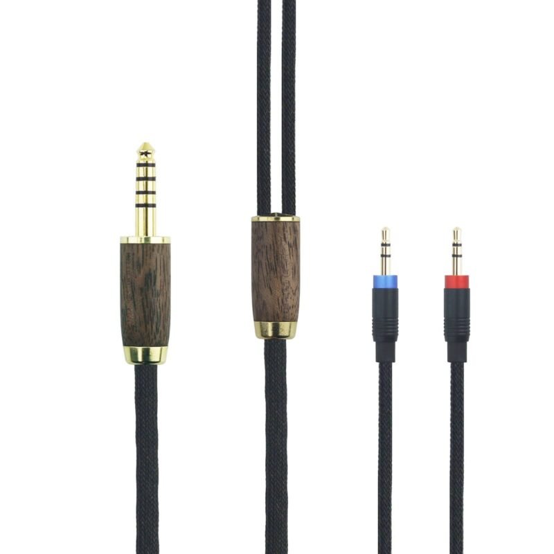 4,4 mm laidas skirtas „Hifiman HE400S“, HE-400i (dviguba 2,5 mm versija)