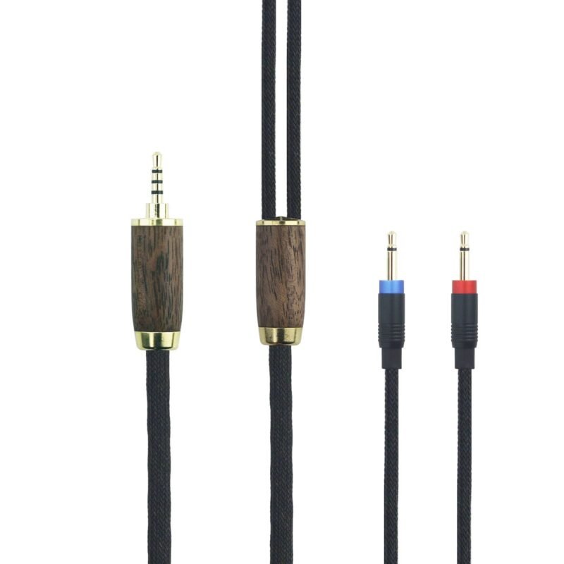 2,5 mm balansinis kabelis skirtas Monolith M1060, M1060C, M565, M565, AudioQuest NightHawk ausinėms