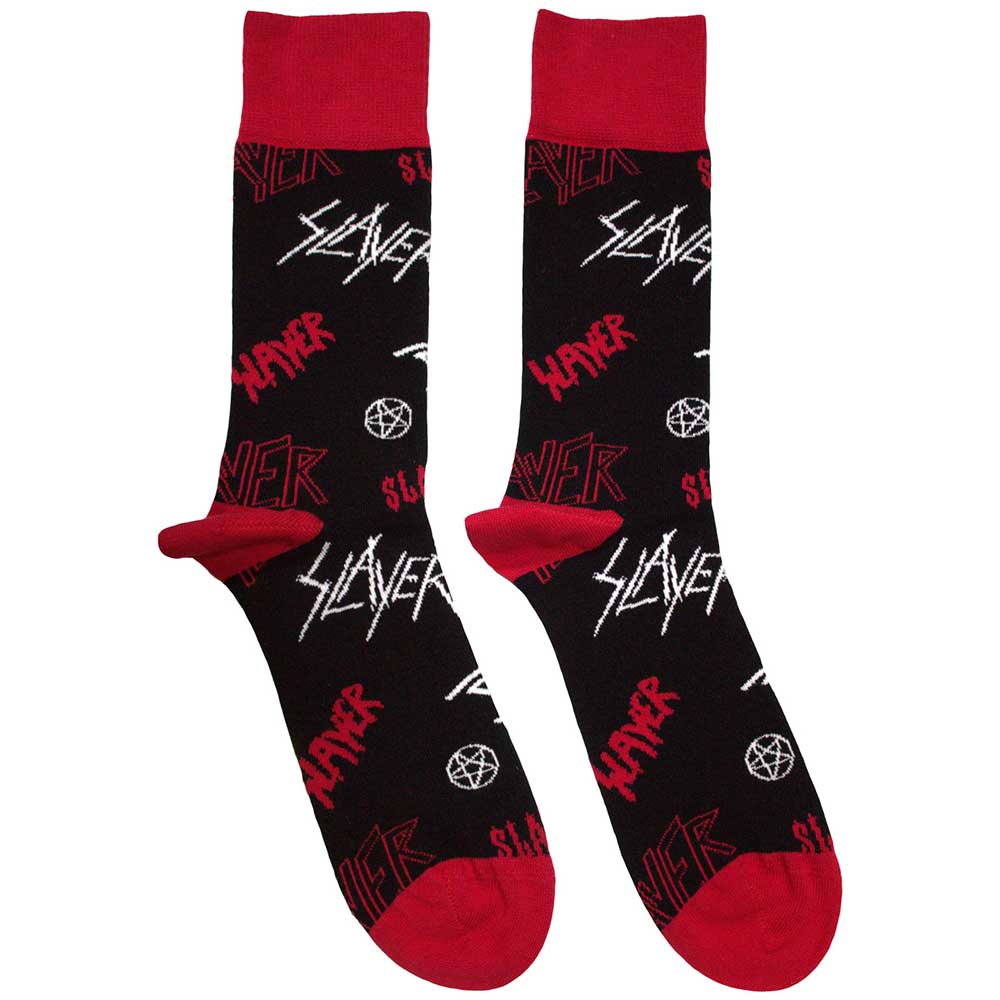 Slayer Logos Pattern Kojinės