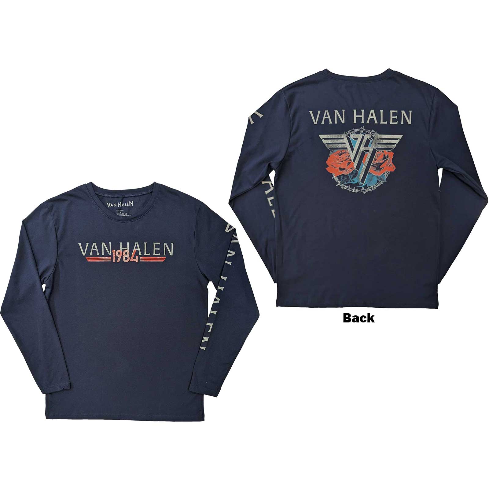 Van Halen 84 Tour Marškinėliai Ilgomis Rankovėmis