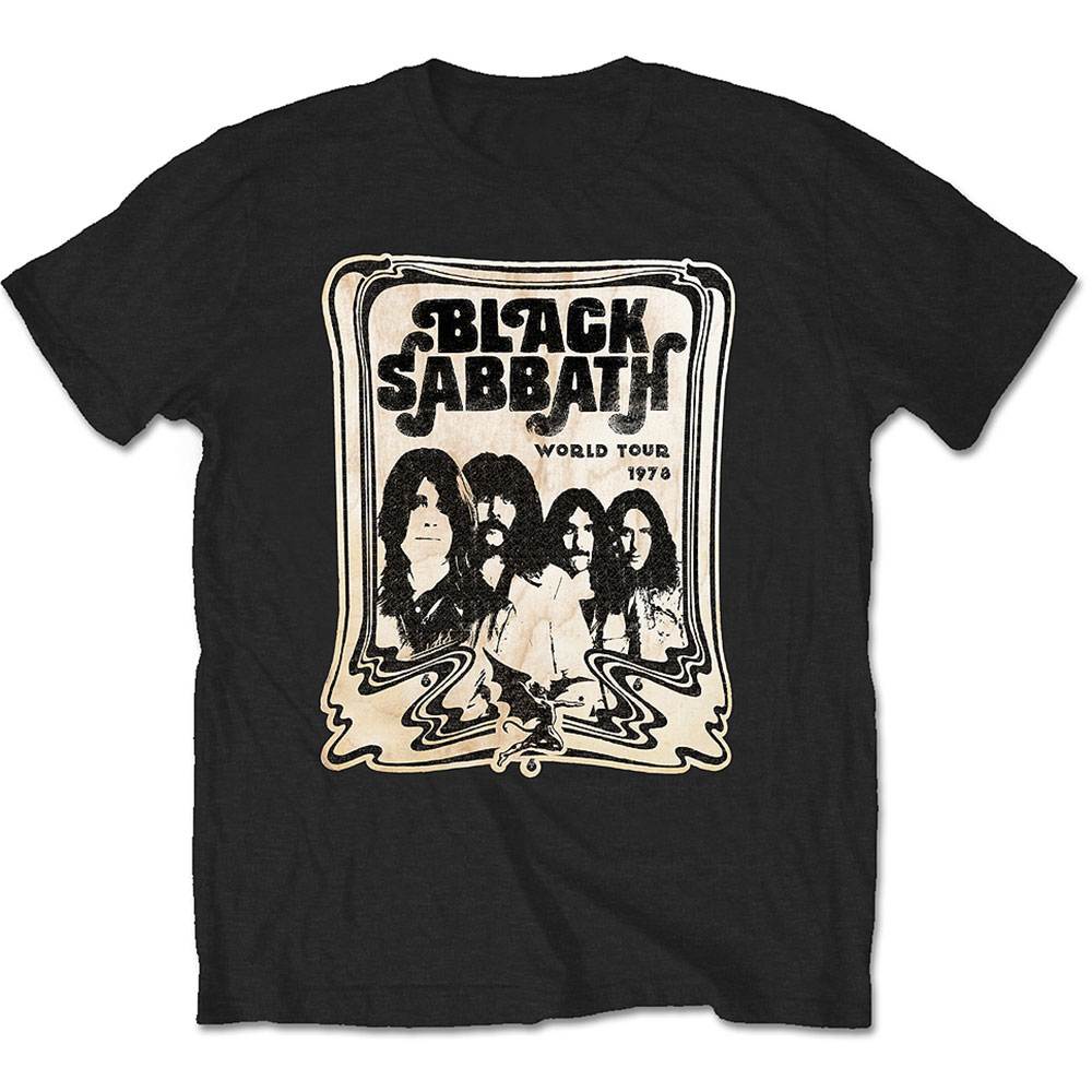 Black Sabbath World Tour 1978 Marškinėliai