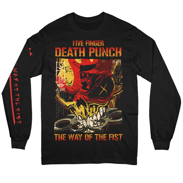 Five Finger Death Punch The Way Of The Fist  Marškinėliai Ilgomis Rankovėmis