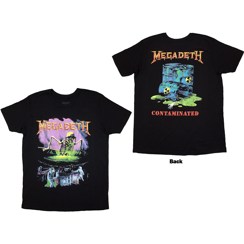 Megadeth Contaminated Marškinėliai (+ Užrašas Ant Nugaros)