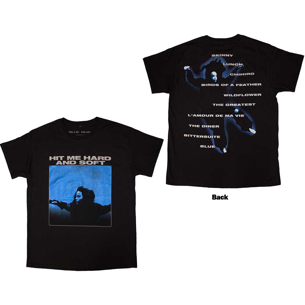 Billie Eilish Hit Me Hard And Soft Tracklist Marškinėliai