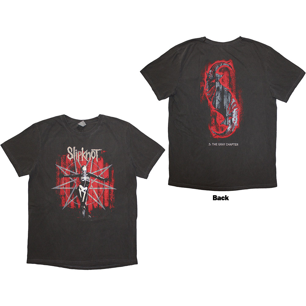 Slipknot The Gray Chapter Star Wash Marškinėliai