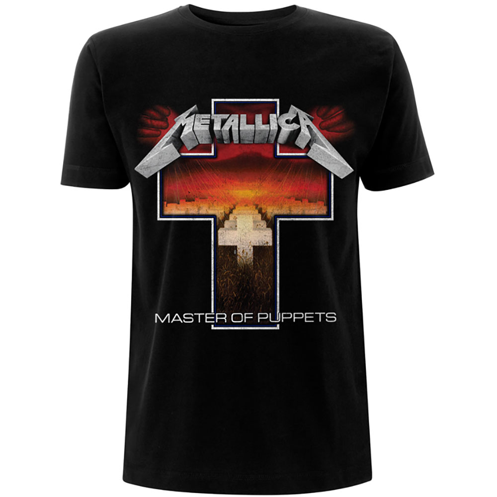 Metallica Master of Puppets Cross Marškinėliai