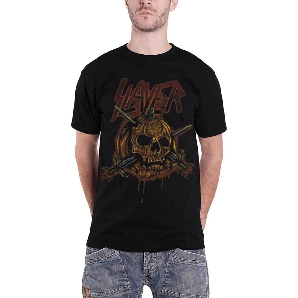 Slayer Skull Pumpkin Marškinėliai