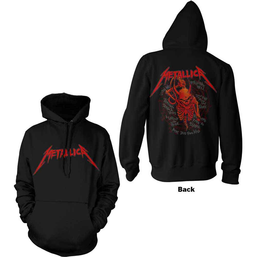 Metallica Skull Screaming Red Džemperis