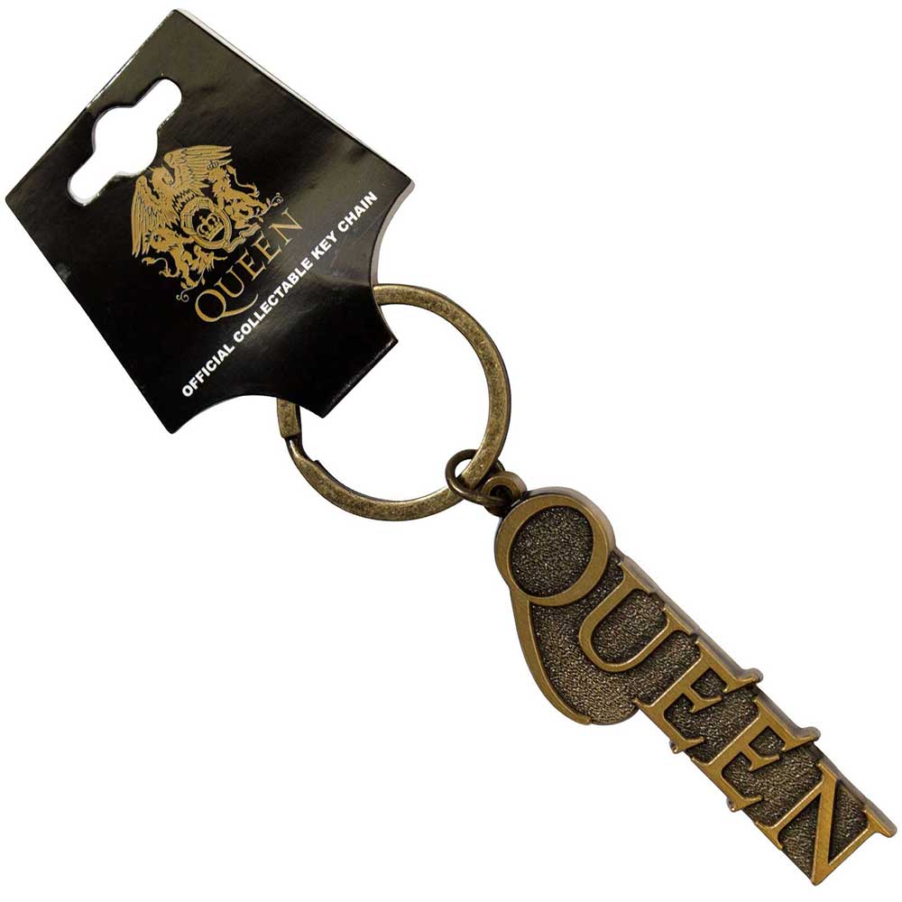 Queen Gold Logo Raktų Pakabukas