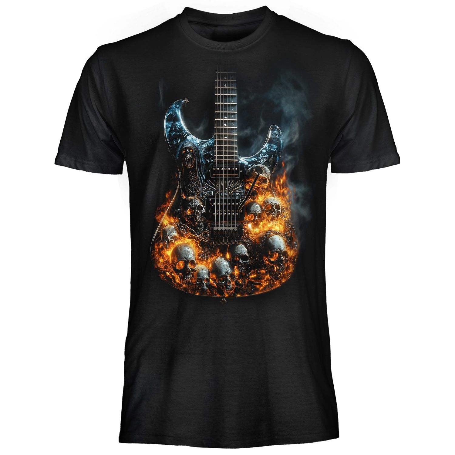 Marškinėliai Guitar Skulls
