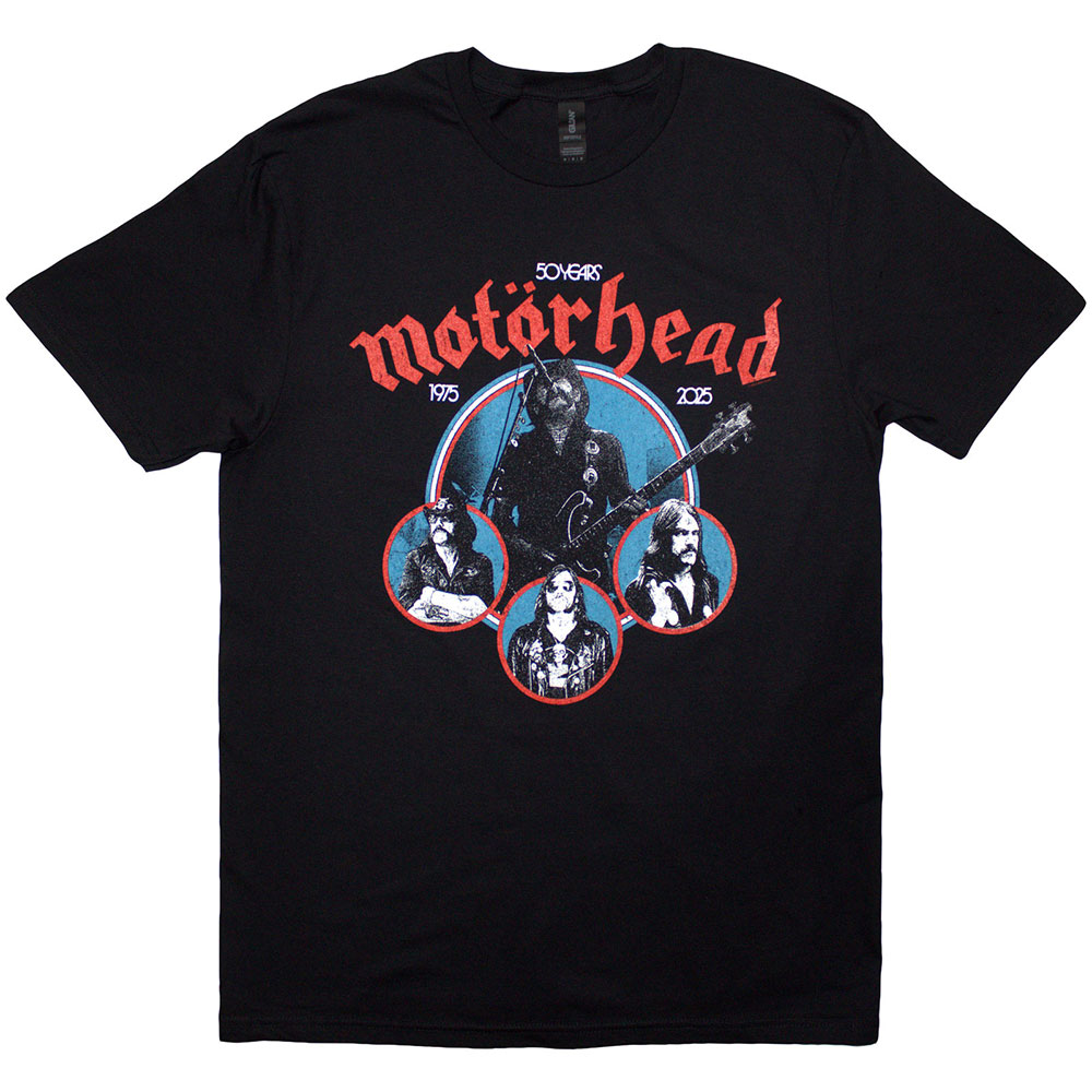 Marškinėliai Motorhead 50 Years Lemmy Circles