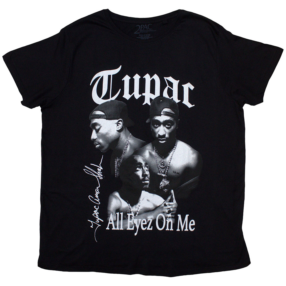 Marškinėliai Tupac All Eyez On Me B&W