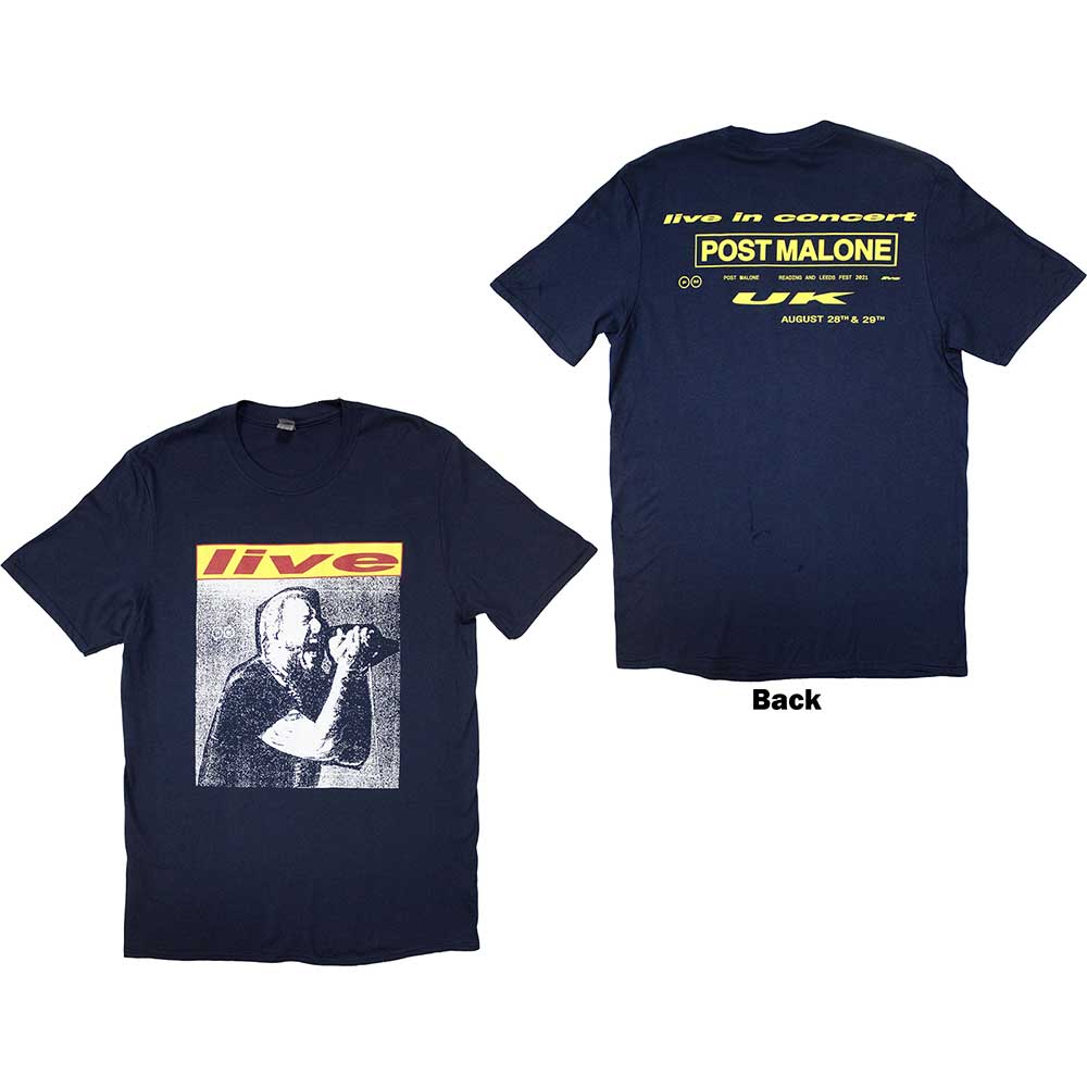 Marškinėliai Post Malone Live In Concert