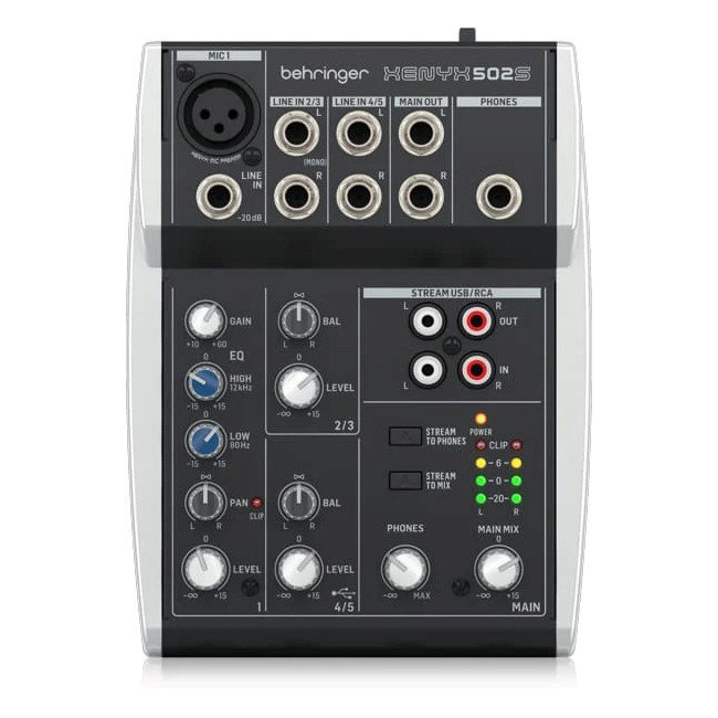 Behringer XENYX 502S - analoginis garso maišytuvas