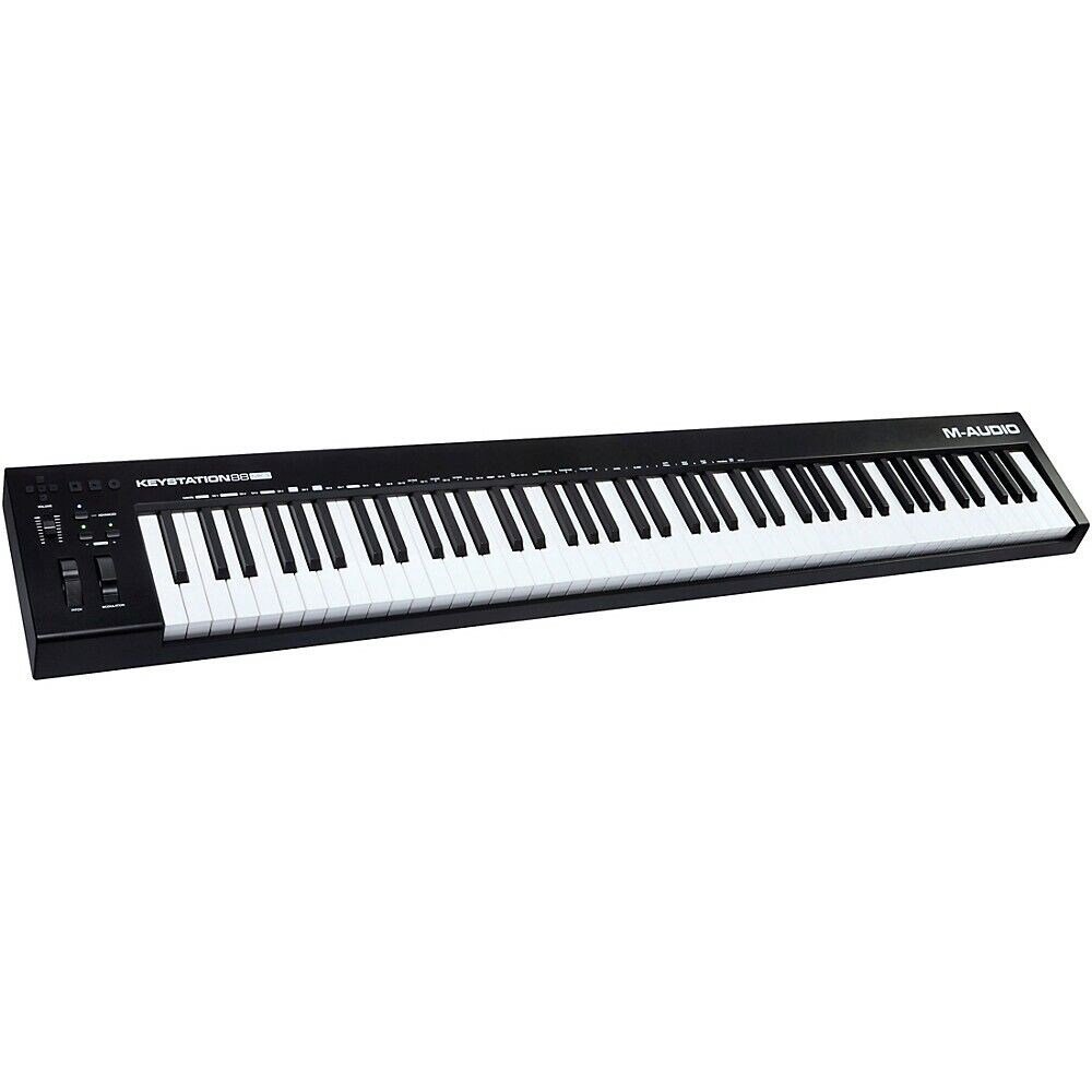 M-AUDIO Keystation 88 MK3 MIDI klaviatūra 88 raktai USB Juoda, Balta