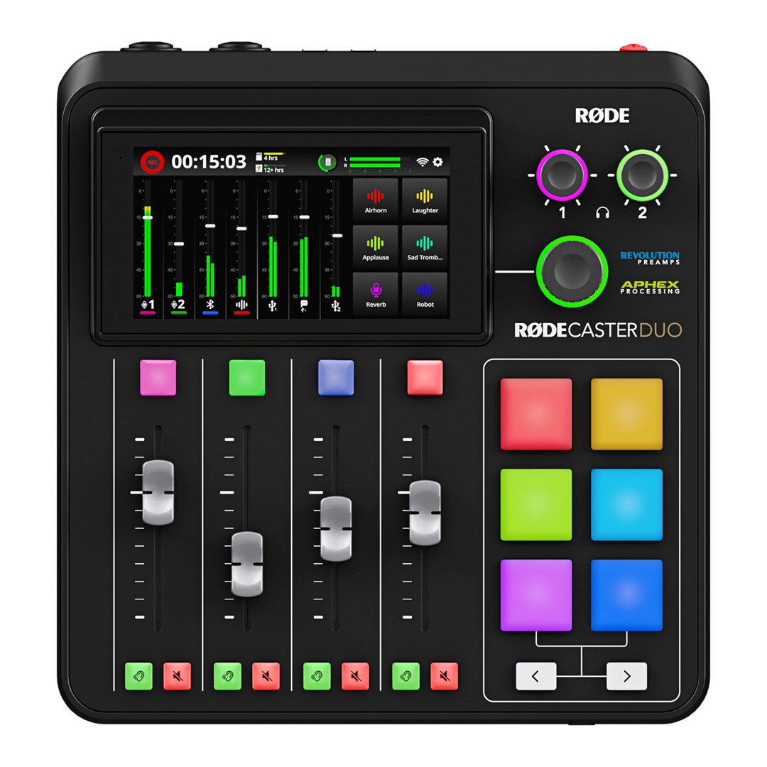 RØDECaster Pro Duo - Podkasto kūrimo studija