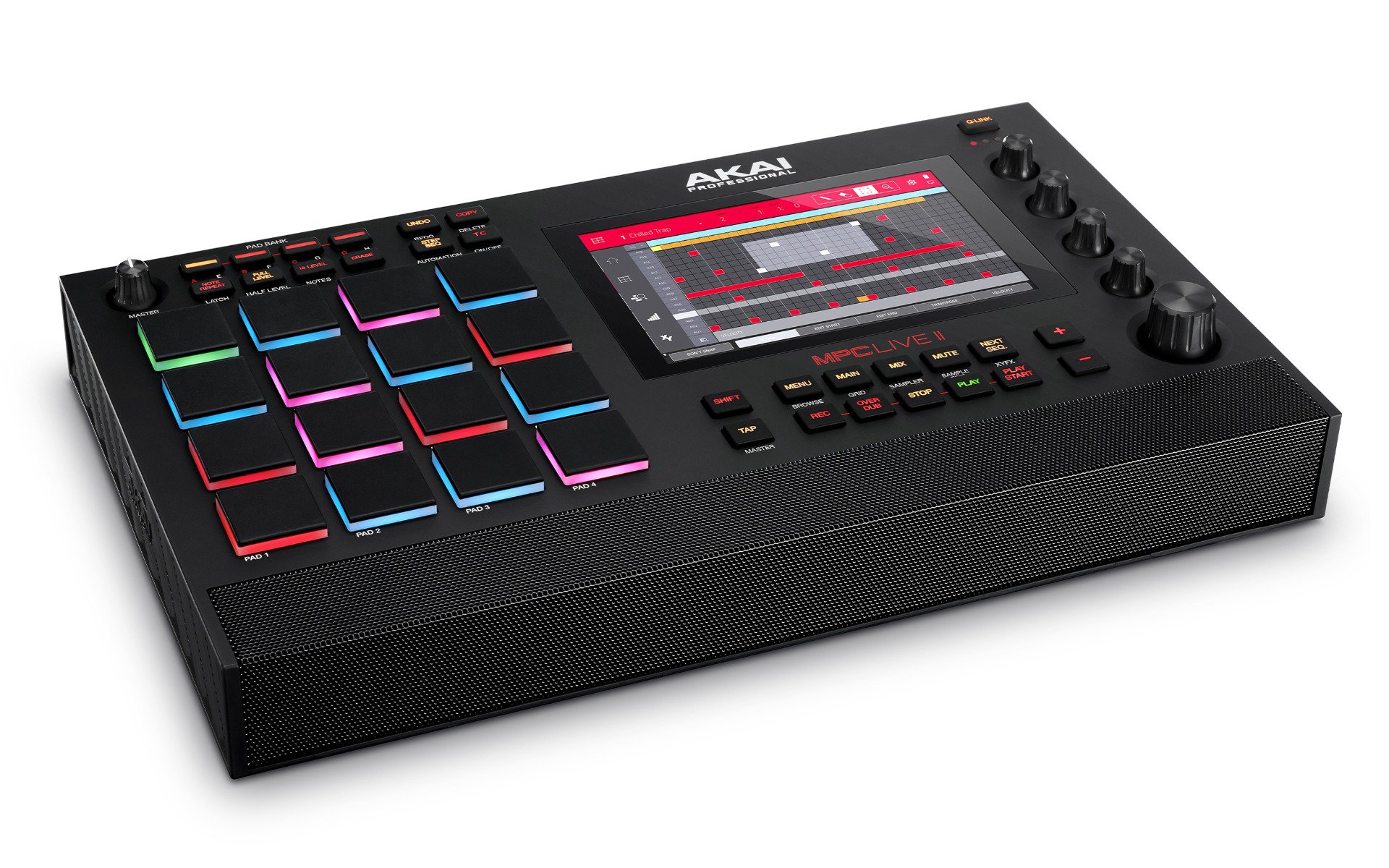 AKAI MPC Live II Atskira muzikos kūrimo stotis Sampler MIDI USB Juoda