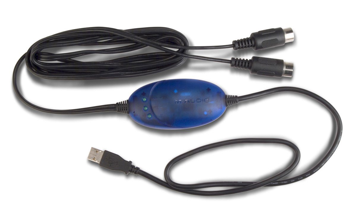 M-AUDIO Uno MIDI / USB sąsaja 16 kanalų Mėlyna, Juoda