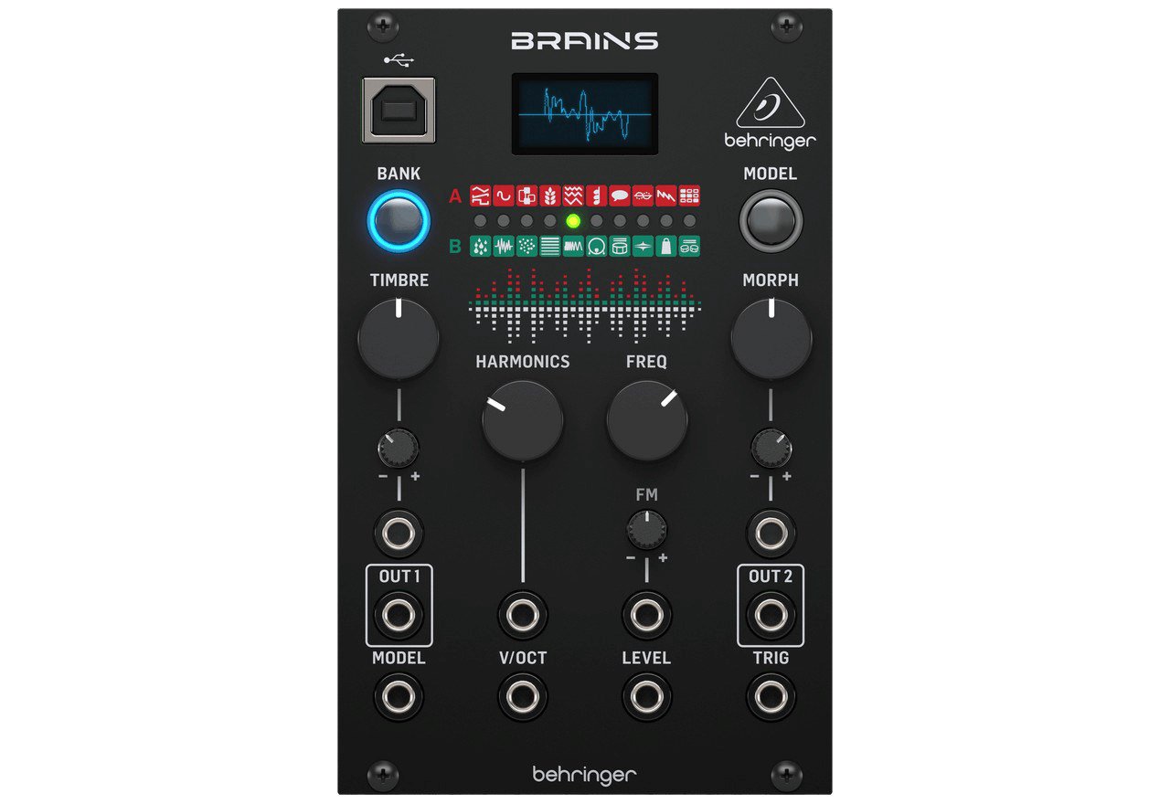 Behringer BRAINS - Eurorack skirtas kelių variklių osciliatoriaus modulis
