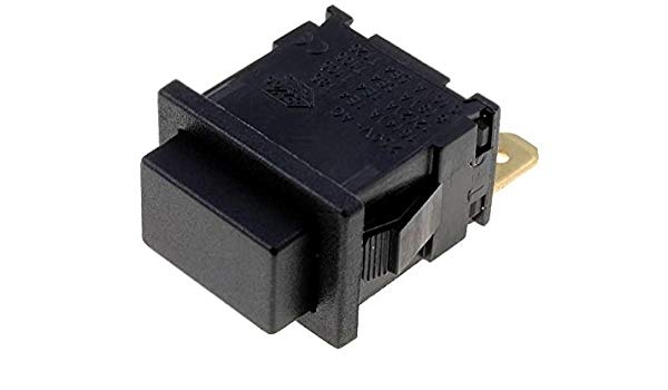 Mygtukas OFF-ON, fiks, 2k.12A/250VAC SPST-NO 19x13mm H8300AB-SW THT, lituojamas