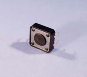 Mygtukas OFF-(ON) nefiks, 4k. 0.05A/24VDC SPST-NO 12x12mm, THT