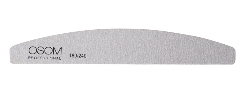 Dildė nagų poliravimui Osom Professional, Half Moon Shape, SE179J228240180 240/180, 1 vnt, 1/12